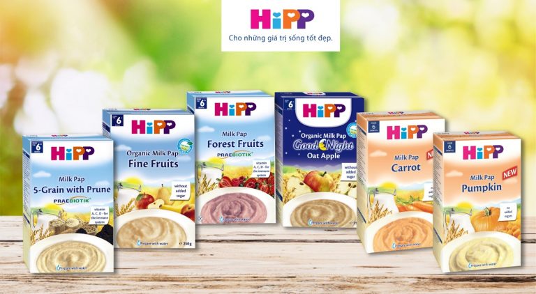 Thành phần chính và cách pha sữa Hipp đúng chuẩn