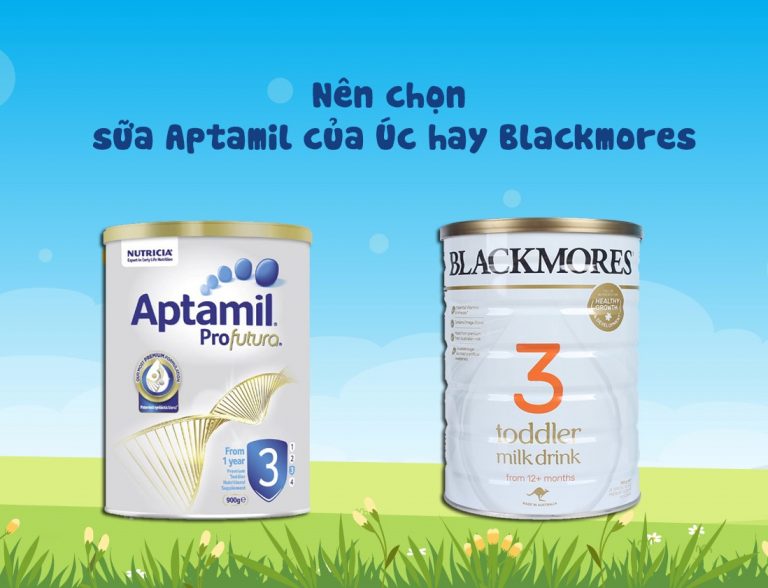 So sánh sữa Blackmores và Aptamil Úc: sữa nào nhạt hơn?