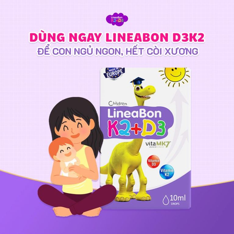 Trẻ sơ sinh dùng vitamin D3 K2 uống mấy giọt mỗi ngày?