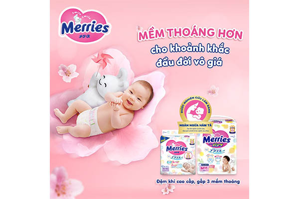 Hướng dẫn chi tiết cách chọn size bỉm Merries theo cân nặng