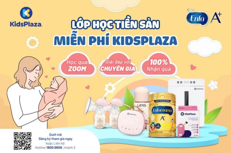 Lớp học Tiền sản miễn phí chất lượng của KidsPlaza mẹ không nên bỏ lỡ