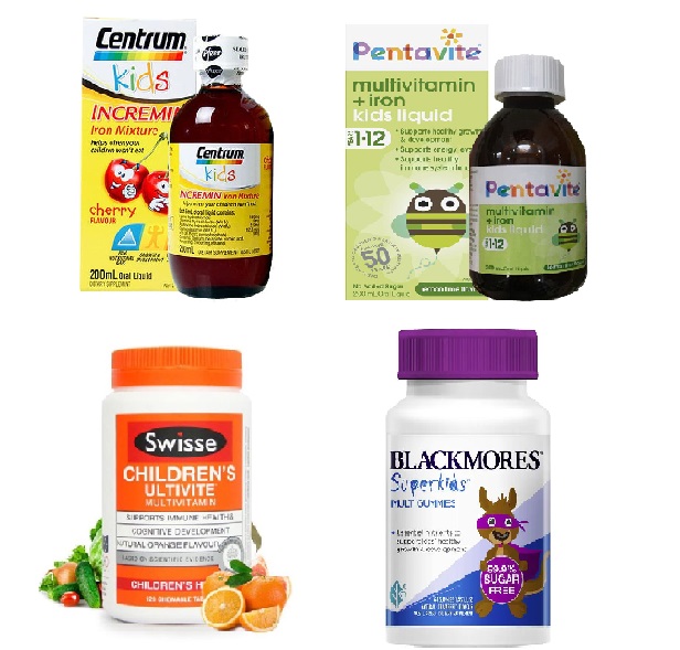 Top 5 loại vitamin tổng hợp cho bé của Úc được mua nhiều