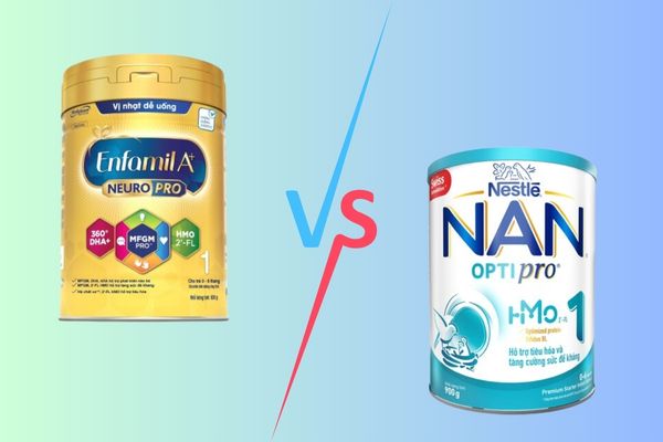So sánh sữa Nan và Enfamil nên dùng sữa nào hơn?