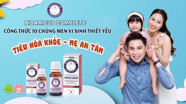 Review men 10 chủng BioAmicus từ phía các mẹ bỉm