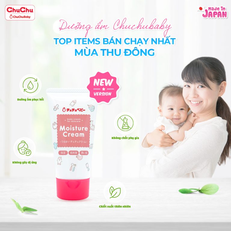 Mách mẹ cách sử dụng kem dưỡng da Chuchubaby hiệu quả