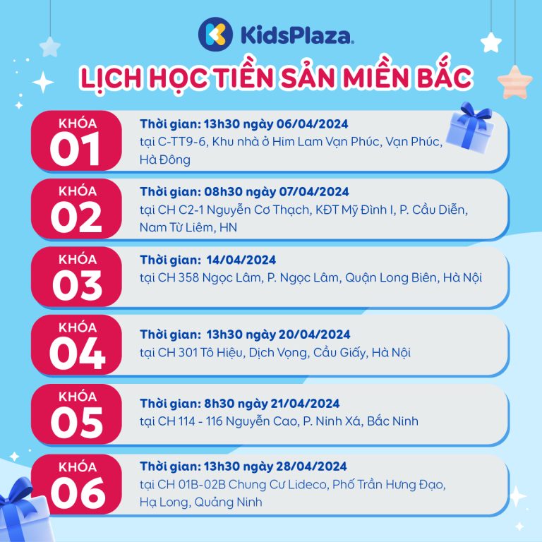 Đăng ký ngay hội thảo tiền sản T4/2024 tại Kidsplaza
