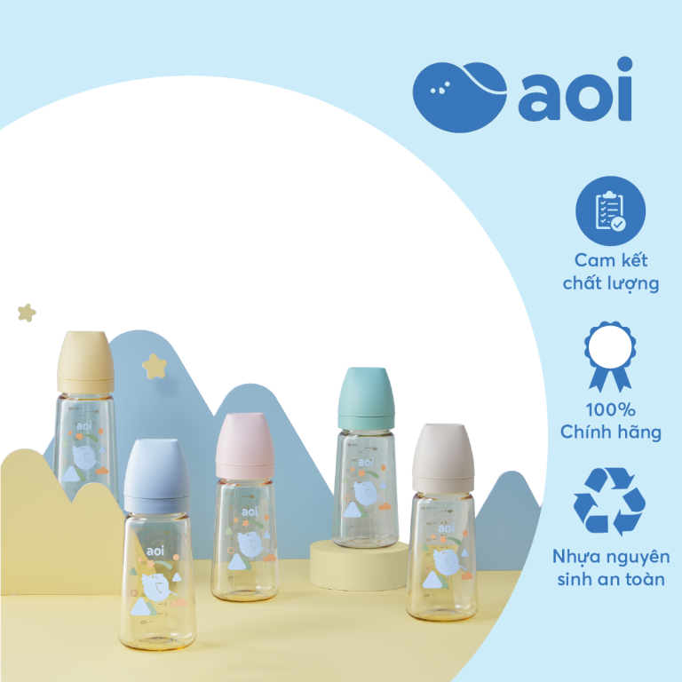 Bình sữa Aoi Space có những dung tích nào ?