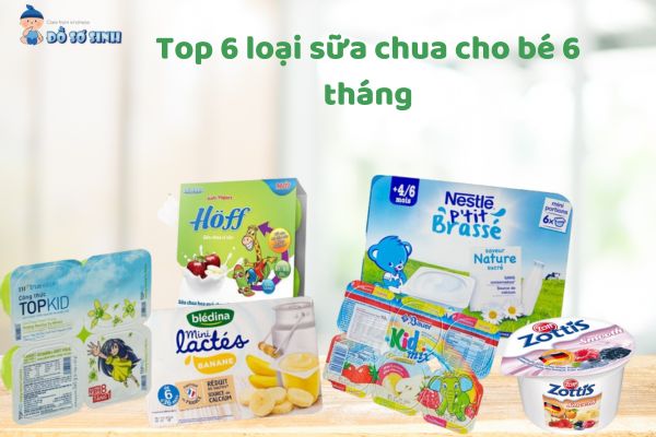 Top 6 loại sữa chua cho bé 6 tháng được tin dùng nhất