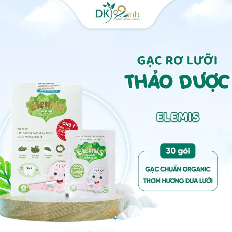 Gạc rơ lưỡi cho bé Elemis ưu điểm gì nổi bật?