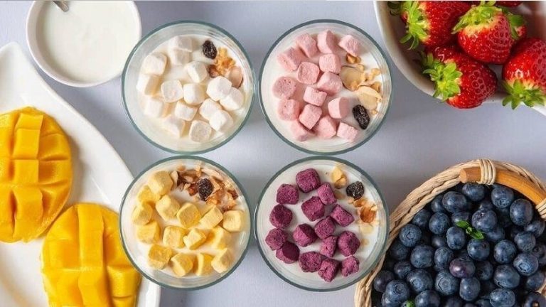 Sữa chua khô cho bé có công dụng gì