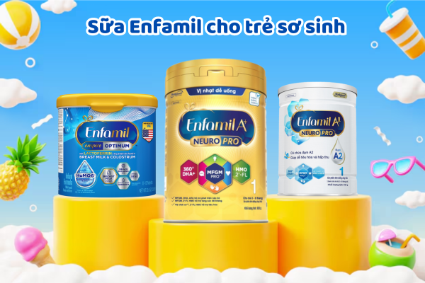 Review chi tiết các dòng sản phẩm Enfamil cho trẻ sơ sinh