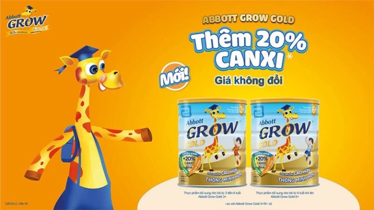 Sữa hươu cao cổ Abbott Grow có tăng chiều cao không?