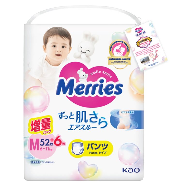 Bỉm quần Merries size M giá bao nhiêu? Mua ở đâu?