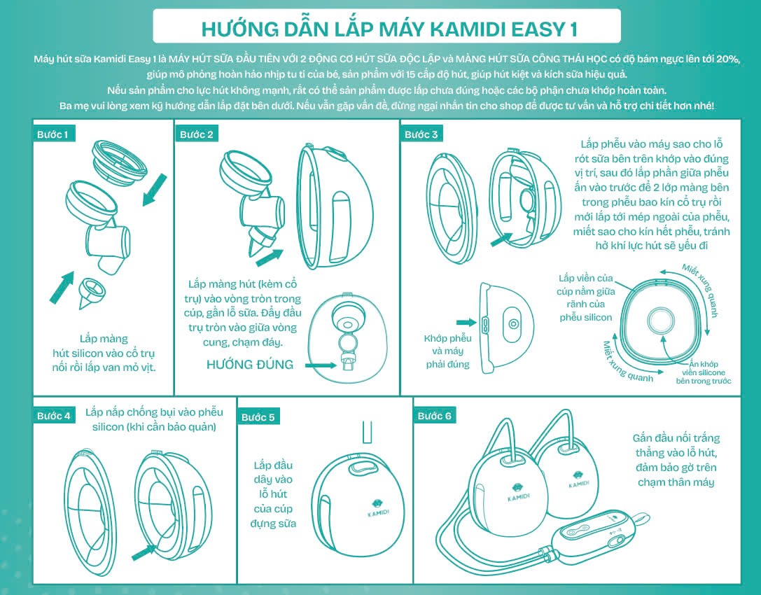 máy hút sữa Kamidi Easy 1